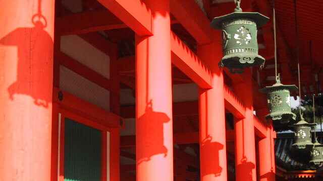 Heian Shrine Pillars